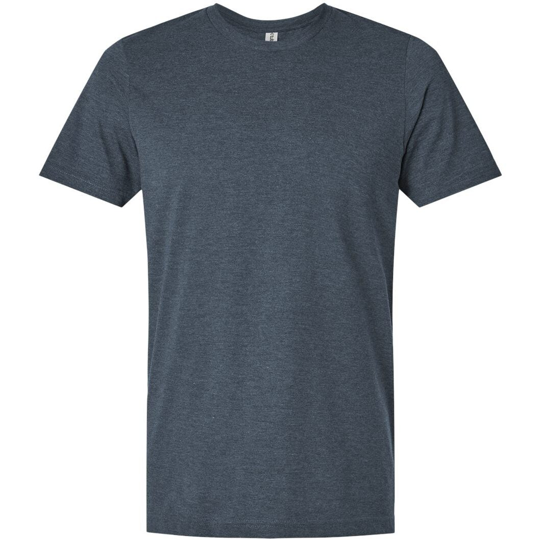 602CVC-Heather Navy Blue