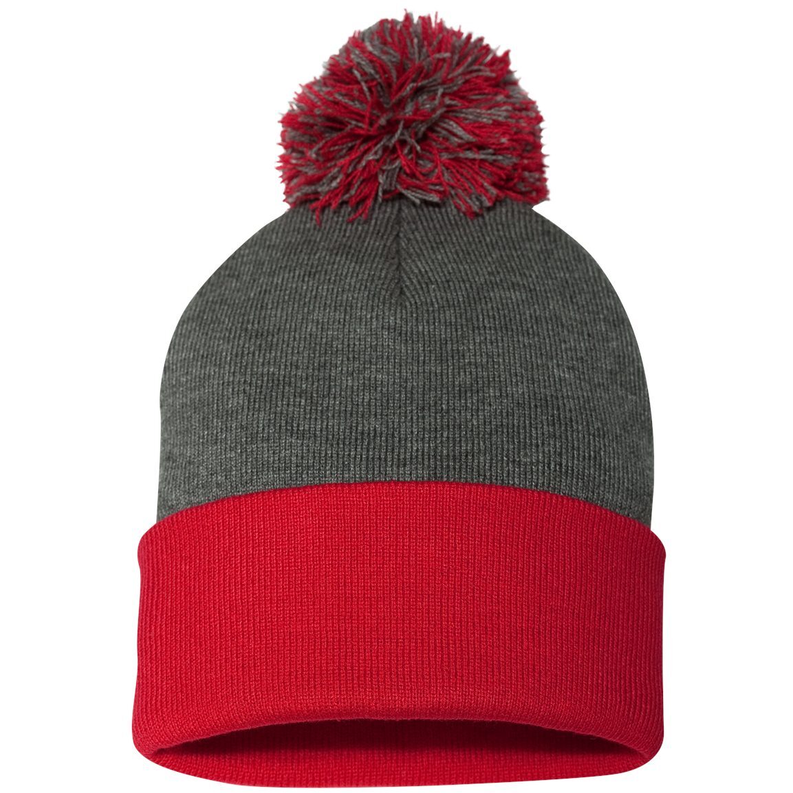 SP15-Dark Heather Grey/ Red