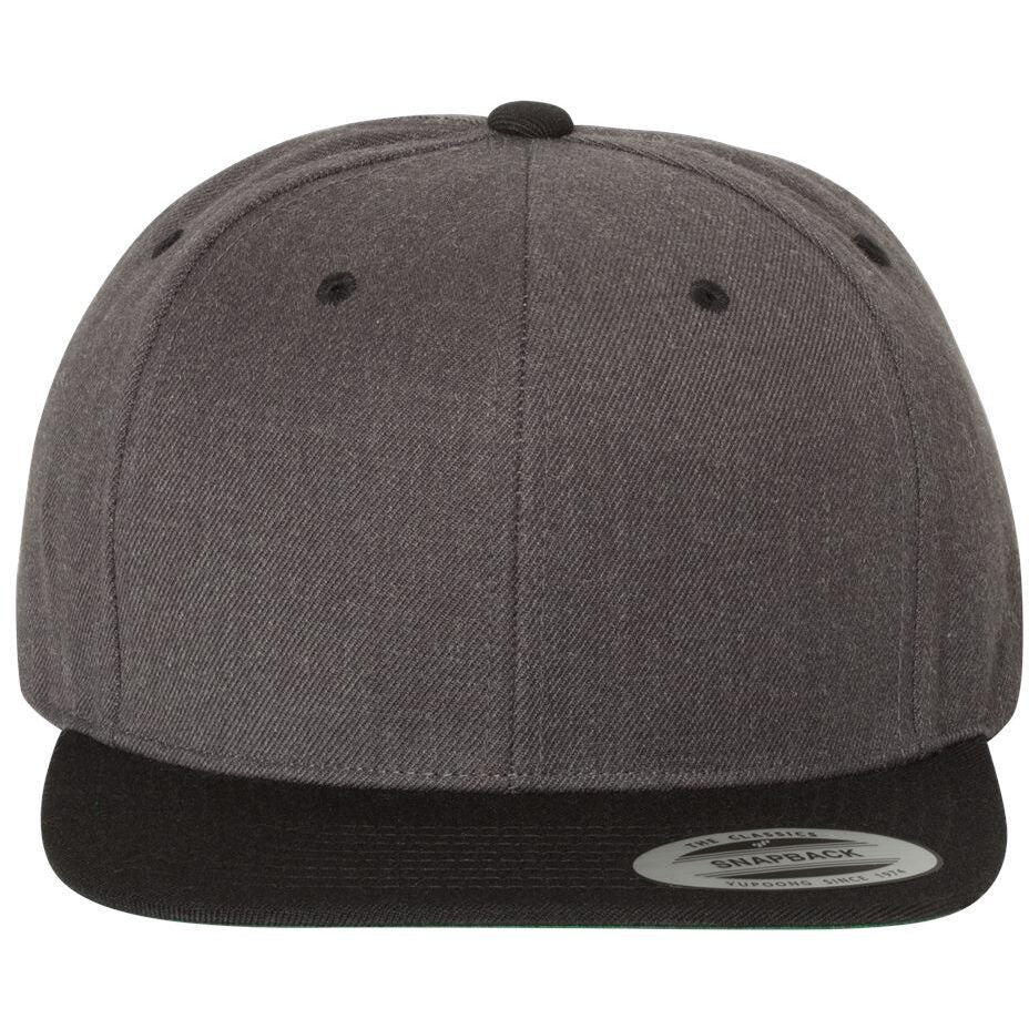 6089M-Dark Heather/ Black