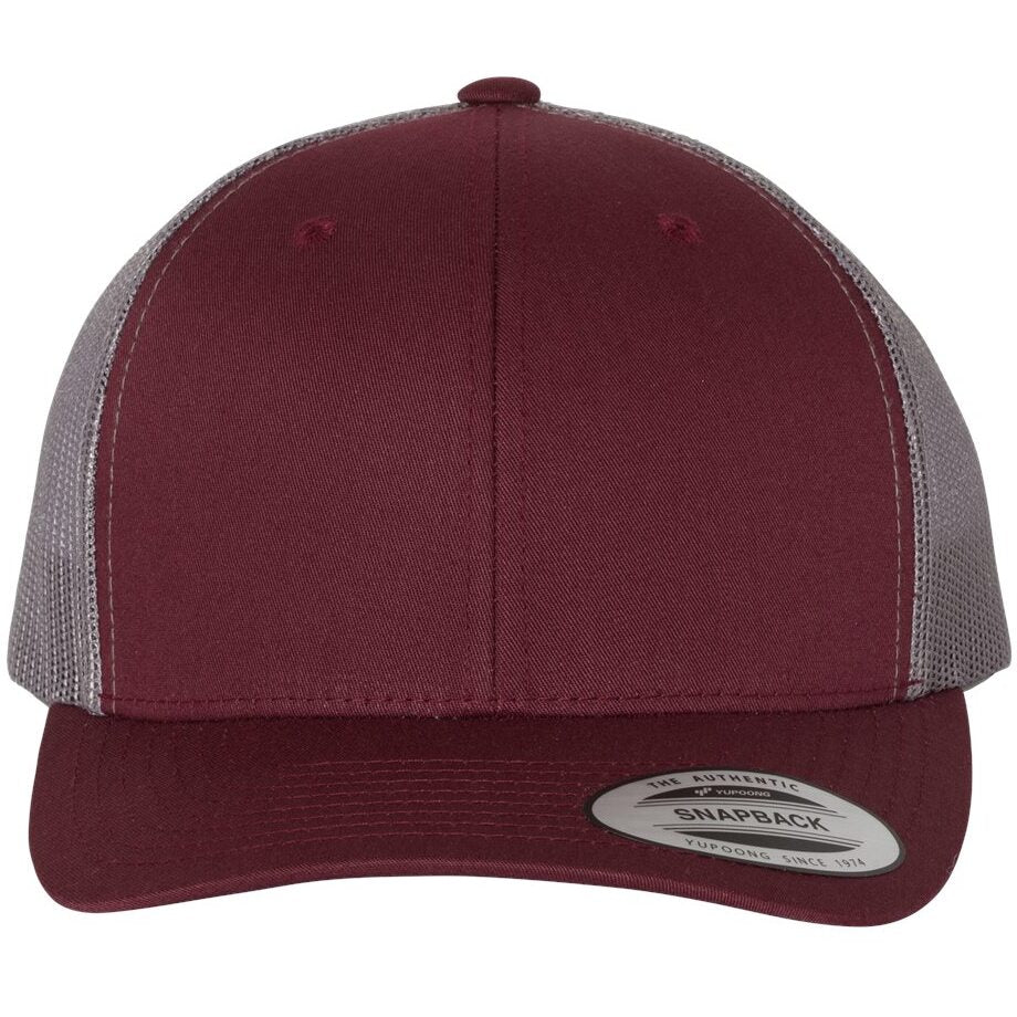 6606-Maroon/ Grey