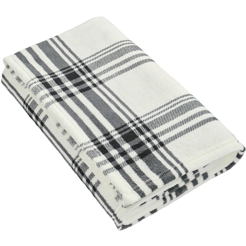 BP31-Black/ White Plaid