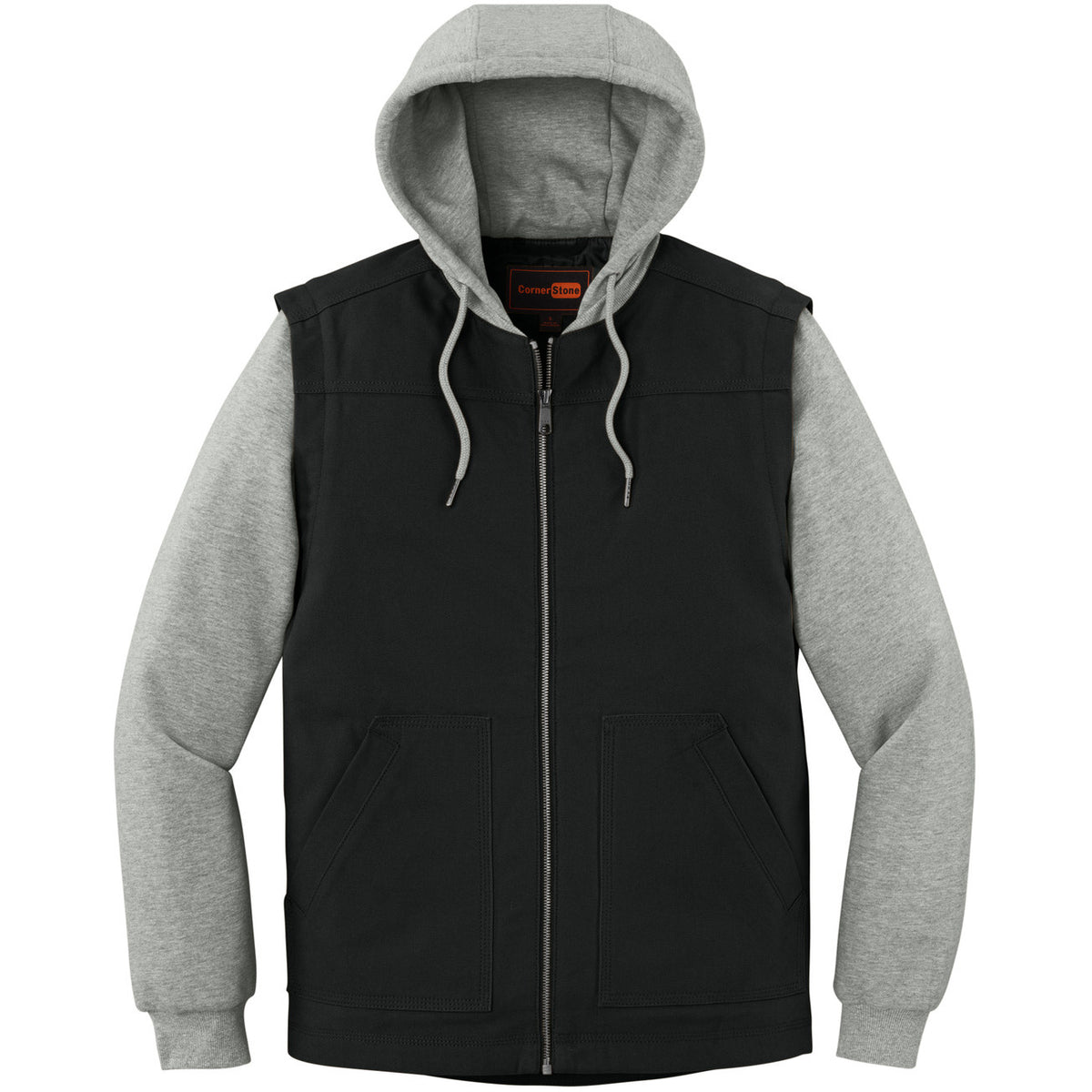 CSJ42-Black/ Heather Grey