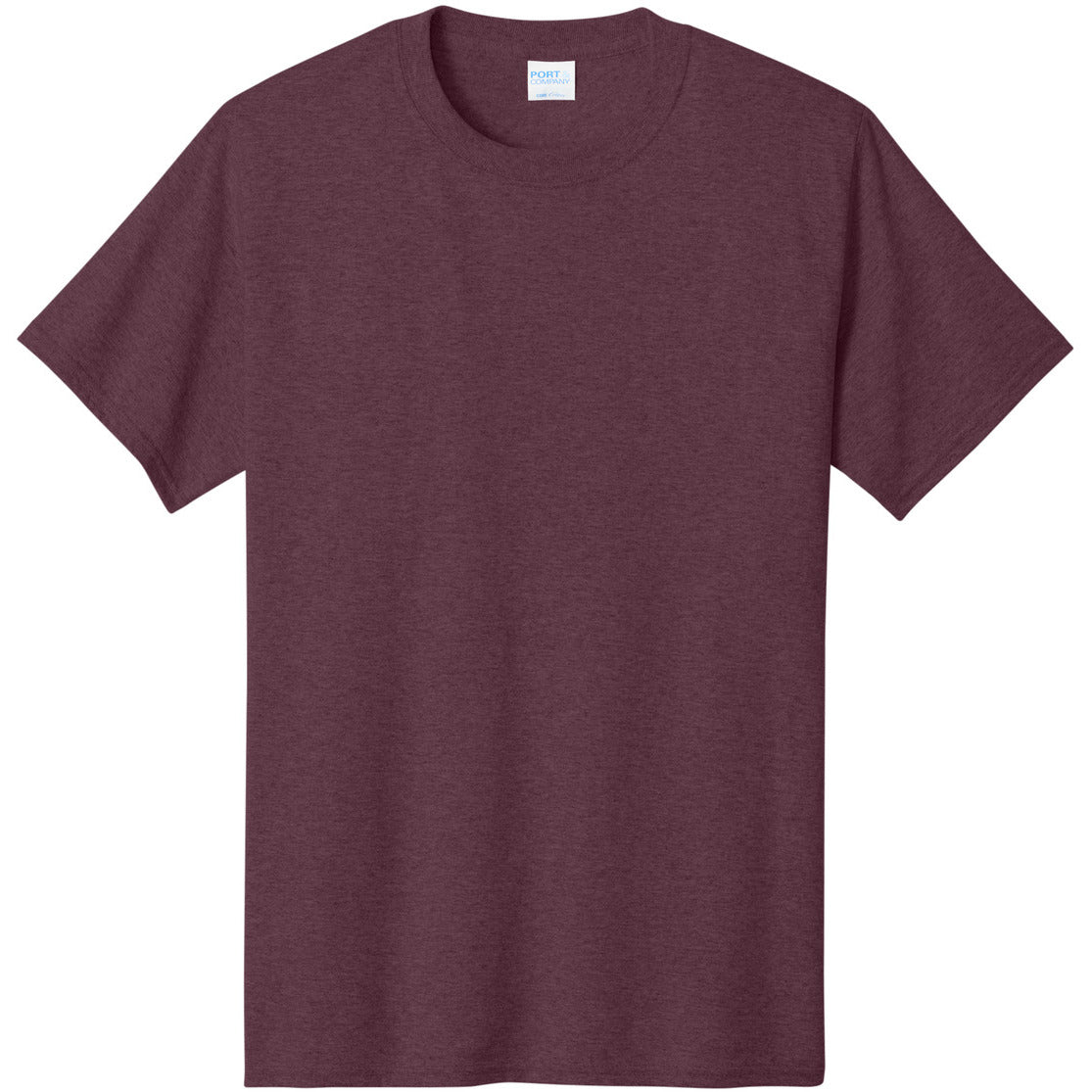 PC54-Heather Athletic Maroon